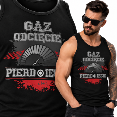 TANK TOP ŚMIESZNY MOTORYZACYJNE GOP